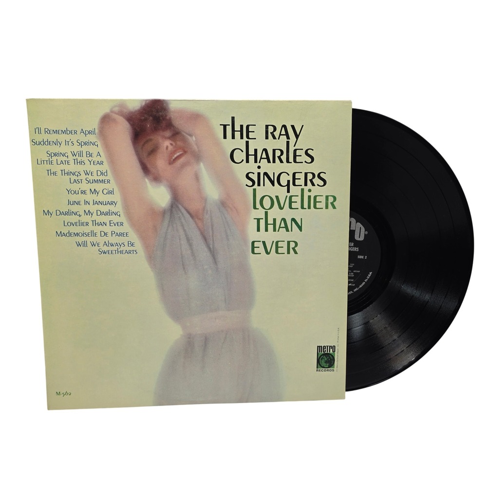 The Ray Charles Singers Lovelier Than Ever Vinyl LP Record Metro Records M-562*